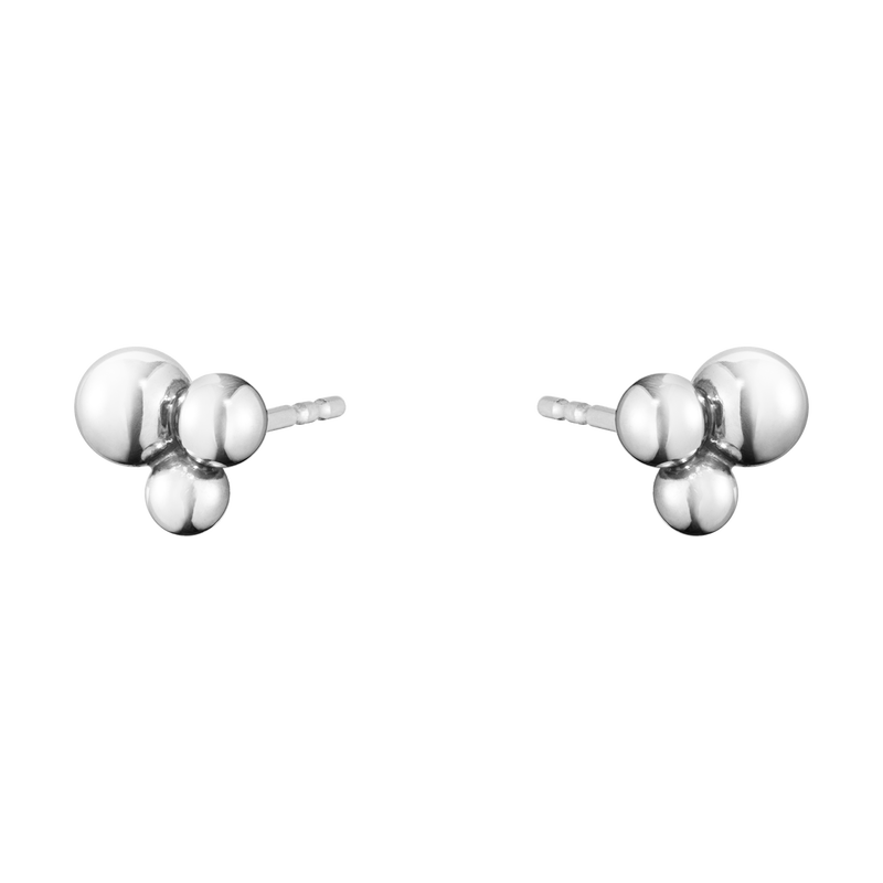 Georg Jensen Moonlight Grapes Sterling Silver Stud Earrings