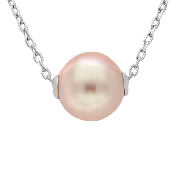 Sterling Silver Pink Pearl Bead Two Piece Set