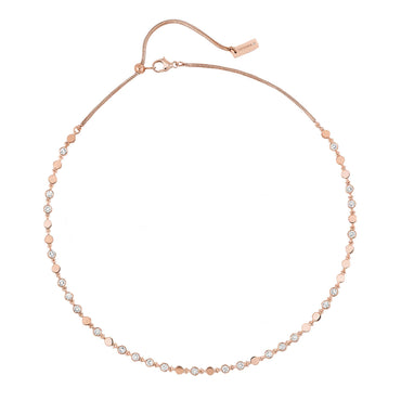 Messika D-Vibes 18ct Rose Gold Diamond Necklace 12351/RG
