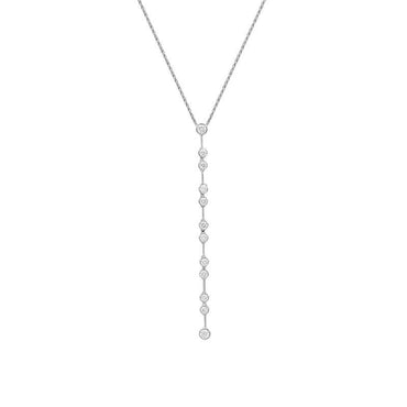Picchiotti 18ct White Gold 1.73ct Diamond Drop Necklace PCH-094