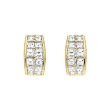 Picchiotti 18ct Yellow Gold 5.02ct Diamond Hoop Earrings PCH-072