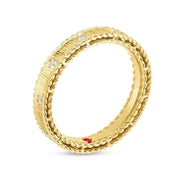 Roberto Coin Princess 18ct Yellow Gold Diamond Ring ADR777RI1074 Y