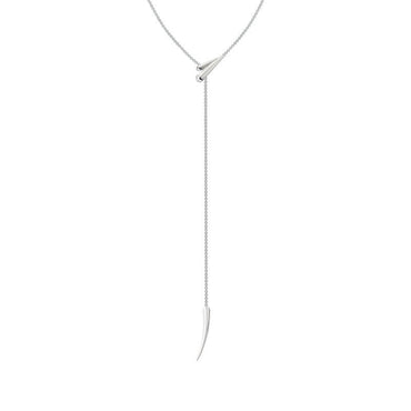 Shaun Leane Sabre Deco Sterling Silver Long Drop Necklace, SA078.SSNANOS.