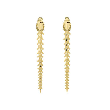 Shaun Leane Serpent Trace 18ct Yellow Gold Plated Vermeil Silver Drop Earrings