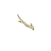 Shaun Leane Single Yellow Gold Vermeil 0.07ct Diamond Cherry Blossom Branch Earring. CB029.YVWHEOS. CB030.YVWHEOS
