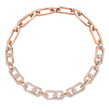 Messika So Move 18ct Rose Gold 8.22ct Diamond Necklace 13079/RG