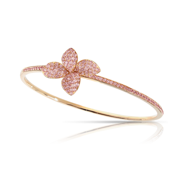 Pasquale Bruni Petit Garden 18ct Rose Gold Pink Sapphire Bracelet 16169R