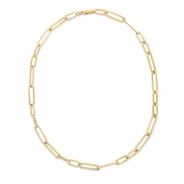 Roberto Coin Oro 18ct Yellow Gold Link Necklace AR915CL0761 Y