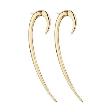 Shaun Leane Hook Yellow Gold Vermeil Size 3 Earrings, HT036.YVNAEOS