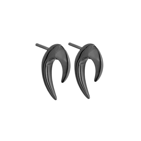 Shaun Leane Mini Talon Sterling Silver Black Rhodium Earrings, HT031.BRNAEOS.