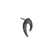 Shaun Leane Mini Talon Sterling Silver Black Rhodium Single Earring, HT035.BRNAEOS.
