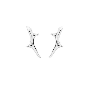 Shaun Leane Rose Thorn Sterling Silver Climber Stud Earrings, RT022.SSNAEOS